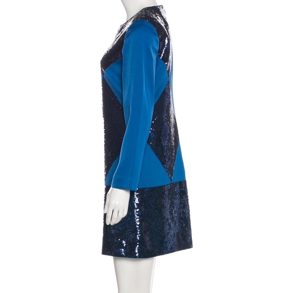 TORY BURCH Navy Sequin Mini Cocktail Dress NWT 2 - Picture 8 of 9